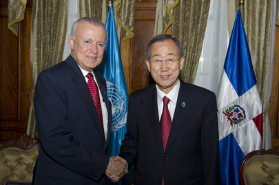 Secretary-General Meets Vice President of Dominican Republic in Guatemala City