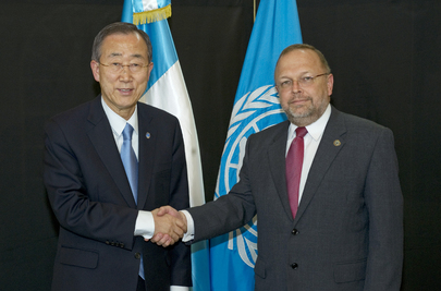 Secretary-General Meets CICIG Head in Guatemala City