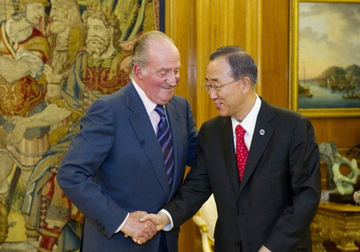 Secretary-General Meets King Juan Carlos I of Spain in Madrid