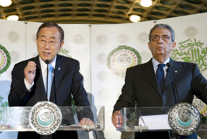 Secretary-General and Arab League Chief Brief Press in Cairo