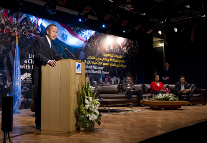Secretary-General Speaks on 