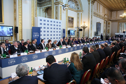 Secretary-General Attends London Summit on Libya