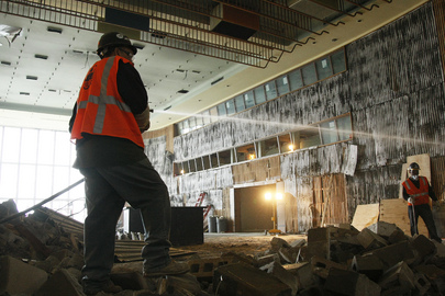Demolition Work in Trusteeship Council Chamber
