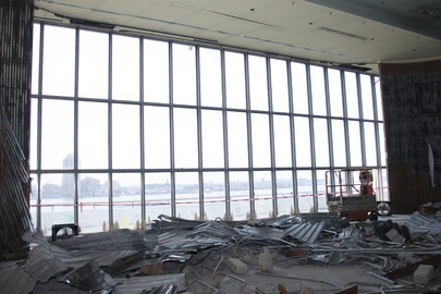 Demolition Work in Trusteeship Council Chamber