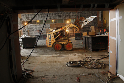 Demolition Work in Trusteeship Council Chamber