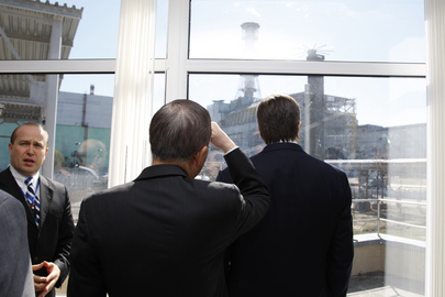 Secretary-General Visits the Site of Chernobyl Nuclear Power Plant