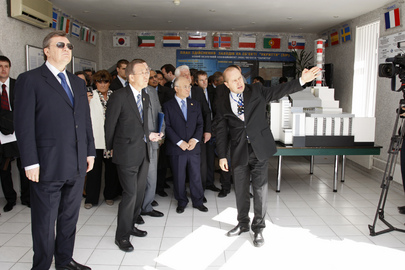 Secretary-General Visits the Site of Chernobyl Nuclear Power Plant