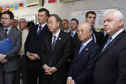 Secretary-General Visits the Site of Chernobyl Nuclear Power Plant