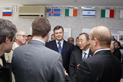 Secretary-General Visits the Site of Chernobyl Nuclear Power Plant