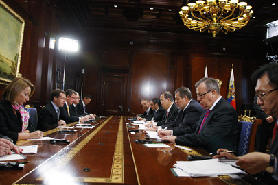 Secretary-General Meets Russian President in Moscow