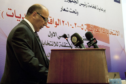 Iraq Electoral Commission Chair Briefs Media