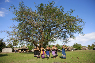 Timor Women Perform Traditional Dance