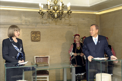 Secretary-General Meets Mayor of Sofia, Bulgaria