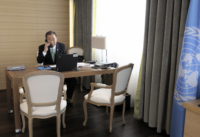 Secretary-General Speaks with Libyan Prime Minister