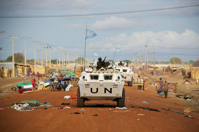 UN Peacekeepers on Patrol in Abyei