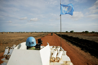 UN Peacekeepers on Patrol in Abyei