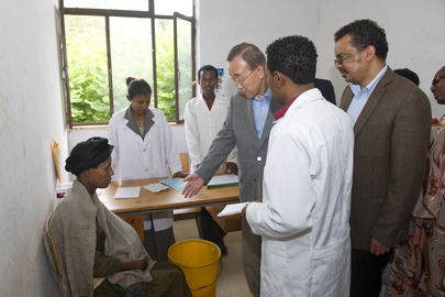 Secretary-General Visits Merawi Health Centre Near Bahir Dar, Ethiopia