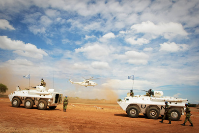 UNMIS Troops Prepare to Patrol Town of Abyei, in Sudan