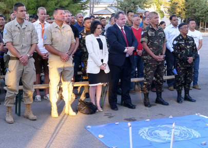 UN Peacekeepers' Day Observed in Golan Heights