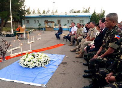 UN Peacekeepers' Day Observed in Golan Heights