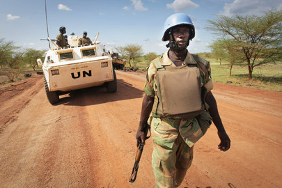 UN Peacekeepers on Patrol in Abyei