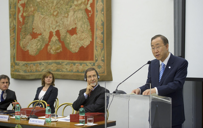 Secretary-General Opens Interethnic City Conference in Rome