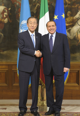 Secretary-General Meets Prime Minister of Italy