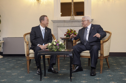 Secretary-General Meets President of Palestinian National Authority