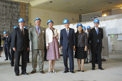 Queen Margrethe II and Prince Henrik of Denmark Visit Trusteeship Council Chamber