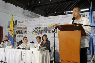 UN and Government of Colombia Reaffirm Joint Objectives