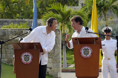Secretary-General and President of Colombia Brief Press