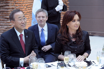 Secretary-General Attends Lunch Hosted by Argentinean President