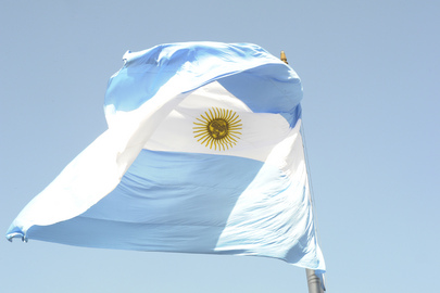 Argentinean Flag at Casa Rosada, Buenos Aires