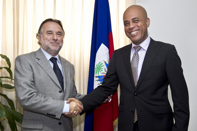 New Special Representative Meets President of Haiti