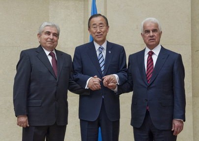 Secretary-General Holds Cyprus Talks