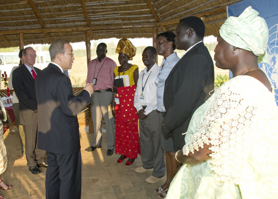 Secretary-General Meets UN staff in Juba
