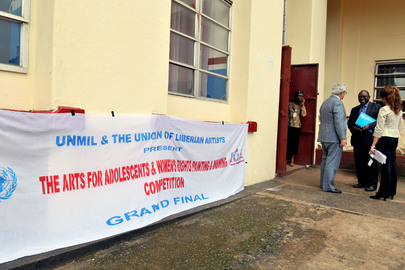 Arts for Adolescents and Women's Rights Competition in Liberia