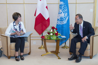 Secretary-General Meets President of Swiss Federation