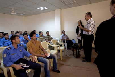 UNAMI Human Rights Officers Train Iraqi Security Forces