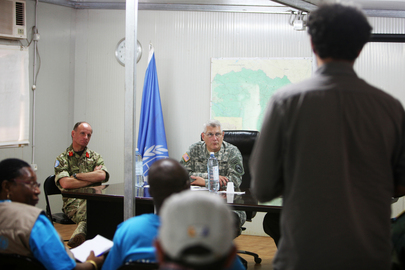 MONUSCO and UN Agencies in DRC Meet U.S. Africa Commander