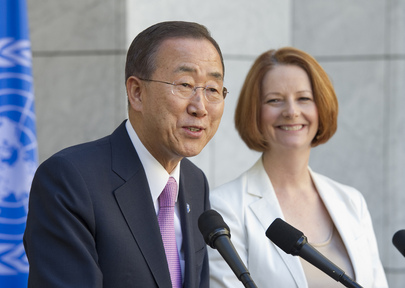 Secretary-General and Australian Prime Minister Brief Press