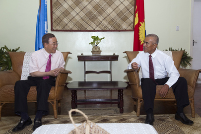 Secretary-General Meets President of Kiribati