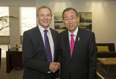 Secretary-General Meets New Zealand Leader of Opposition