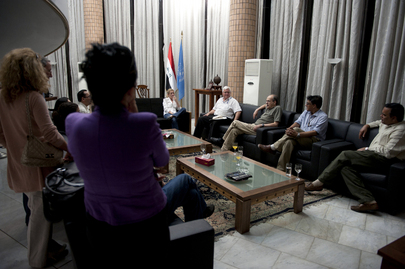 UNAMI Chief Holds Final Meeting with Staff