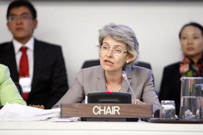 Diretora-Geral da UNESCO, Irina Bokova