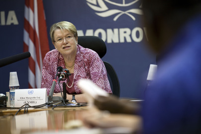 UN Special Representative for Liberia Briefs Press on Elections Preparations