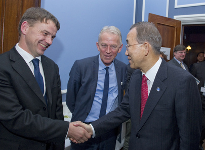 Secretary-General Meets Denmark’s Foreign and Development Cooperation Ministers