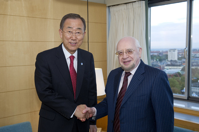 Secretary-General Meets Former Algerian Foreign Minister and ICJ President