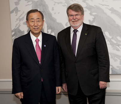 Secretary-General Meets Speaker of Australian House of Representatives