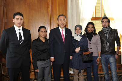 Secretary-General Meets Young Arab Leaders in Geneva